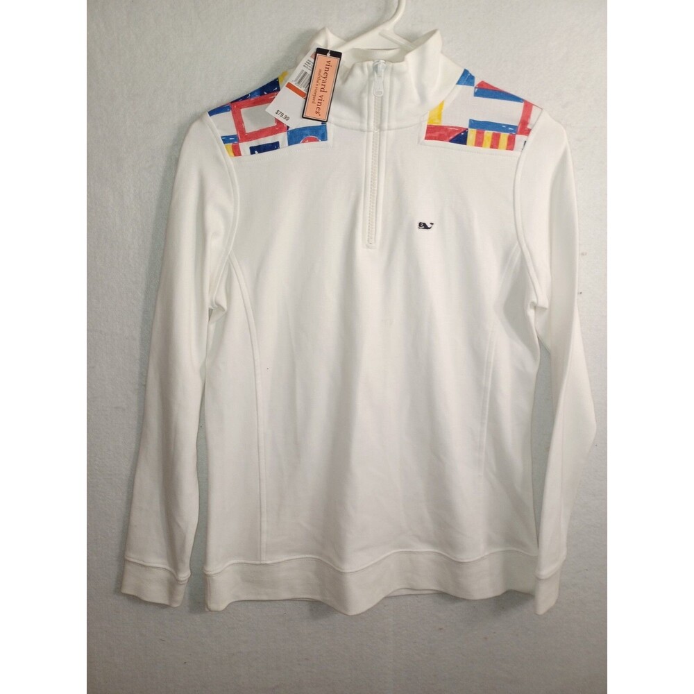 NWT Vineyard Vines Women Whale Shep Shirt "Sailing flags EDITION"  New Size XS